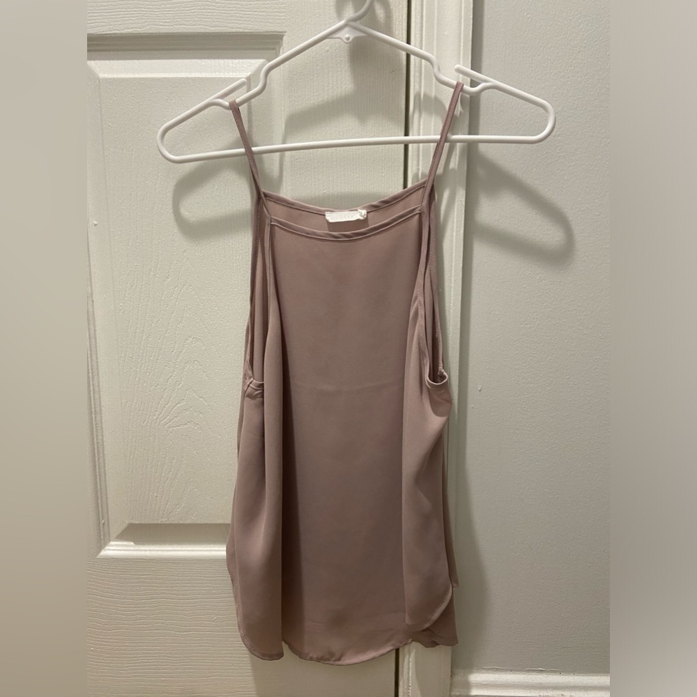 light purple Silky Tank top